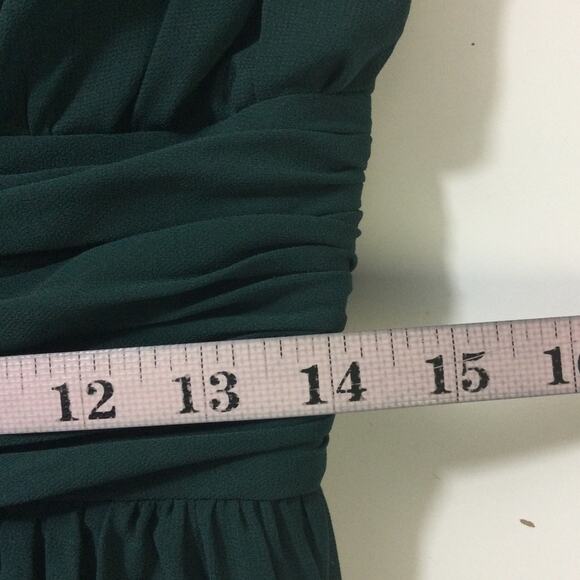 AW BRIDAL SZ 8 M dark emerald Grace bridesmaid formal party maxi dress NEW 0B11 - Picture 7 of 9